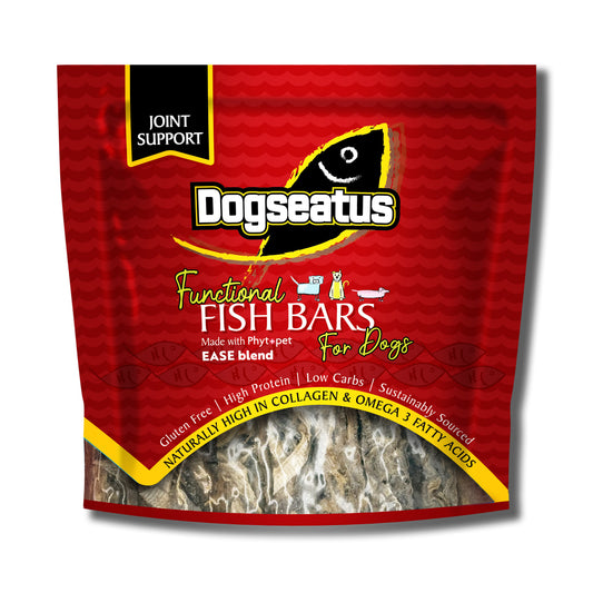 Pet Natural Dogeatus Fish Skin Treats - Joint Support Herb Mix Bars - 500g